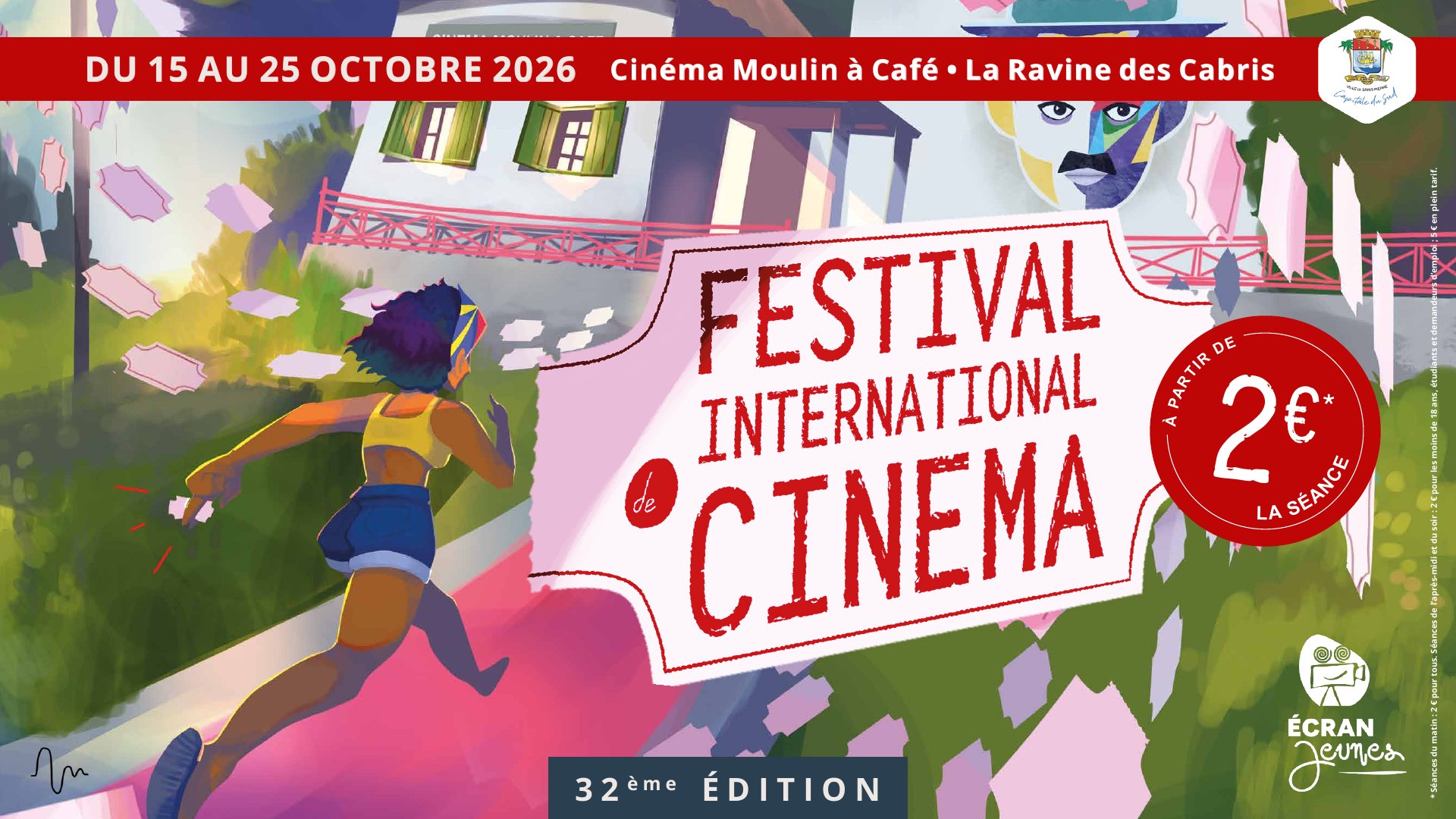 32ᵉ Festival International de Cinéma — du jeudi 15 au dimanche 25 octobre 2026
