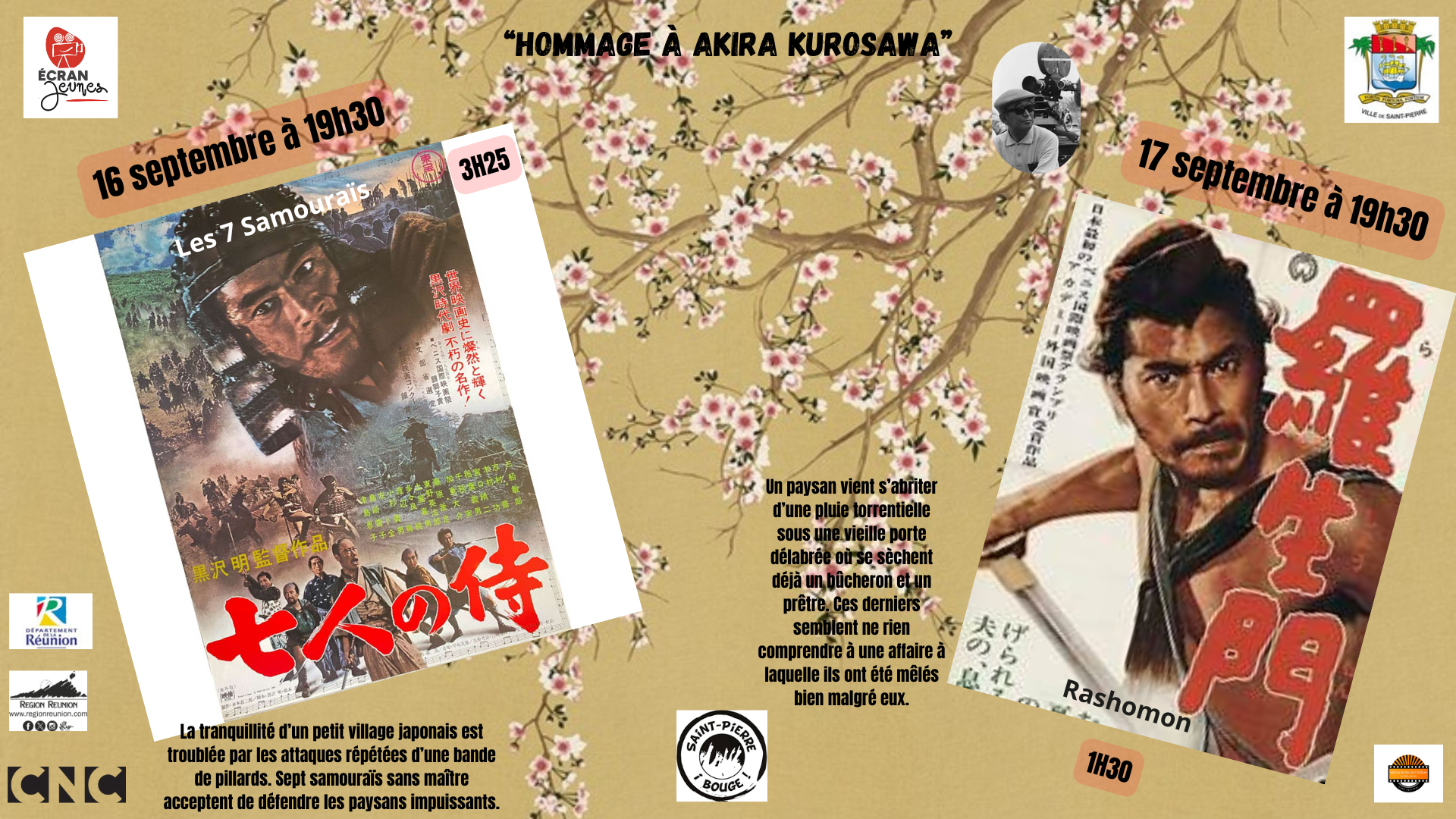 Hommage à Akira Kurosawa — Les sept samouraïs et Rashomon