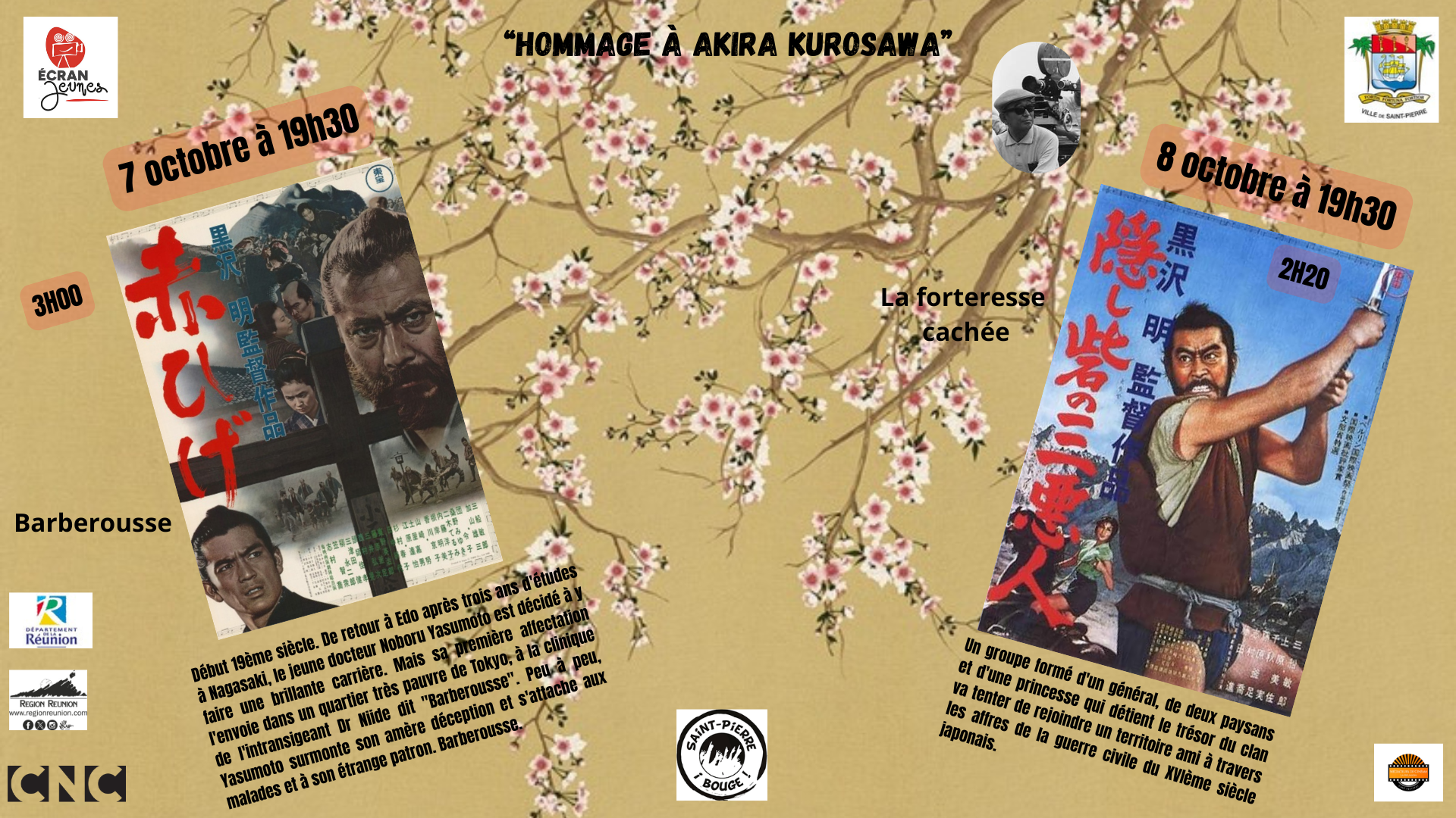 Hommage à Akira Kurosawa — Barberousse et La forteresse cachée